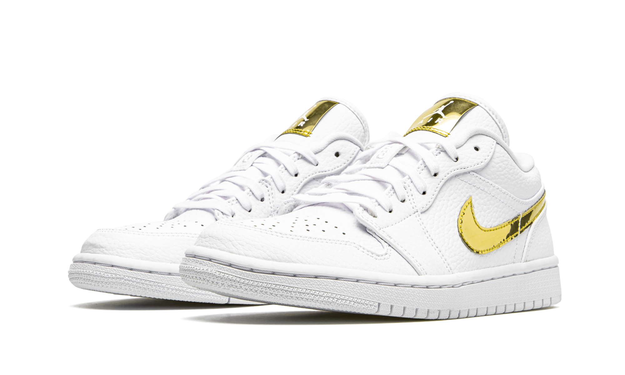 Air Jordan 1 Lo Se Wmns "white Metallic Gold" - 2