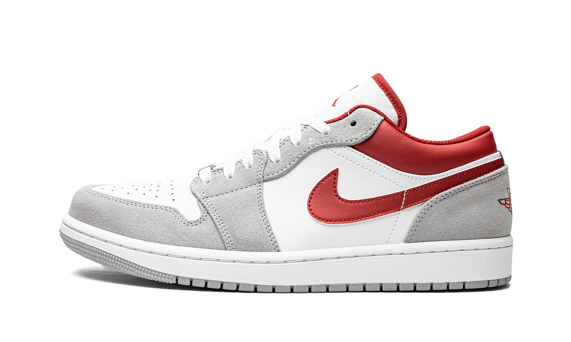 Air Jordan 1 Low Se "white / Grey / Red" - 1