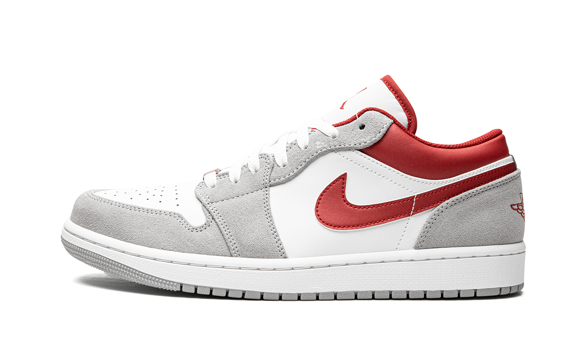 Air Jordan 1 Low Se "white / Grey / Red" - 1