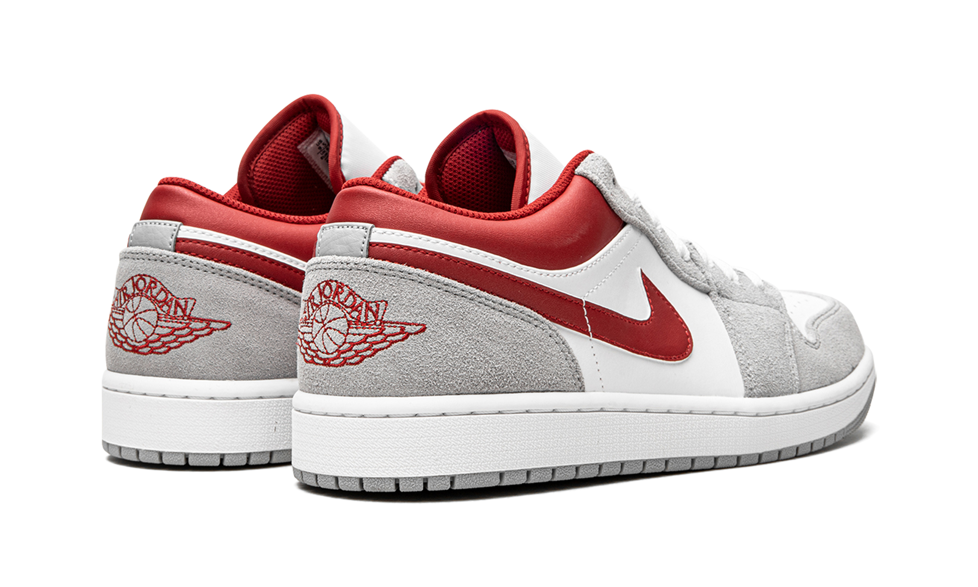 Air Jordan 1 Low Se "white / Grey / Red" - 3