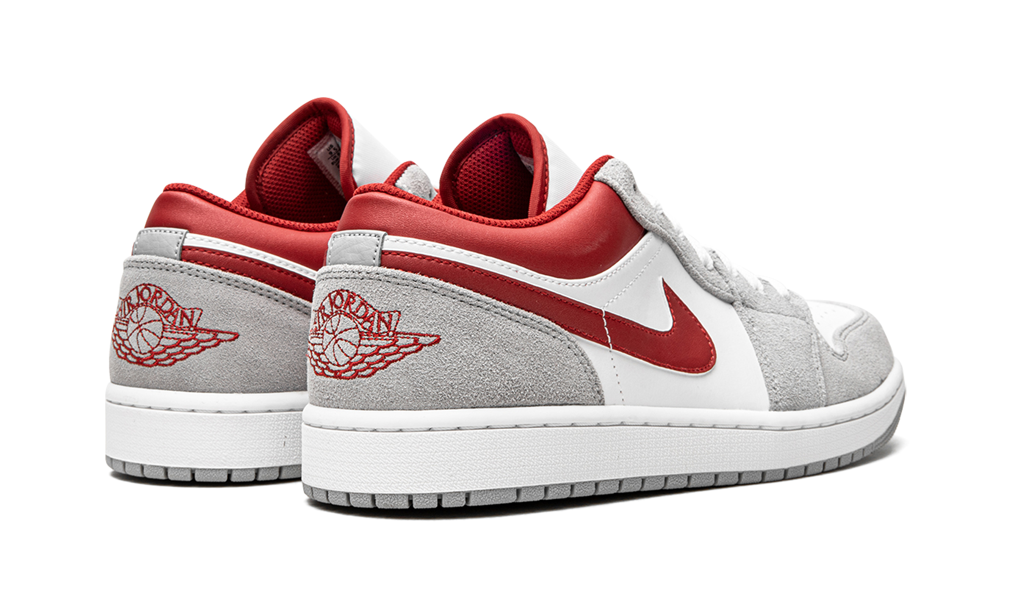 Air Jordan 1 Low Se "white / Grey / Red" - 3