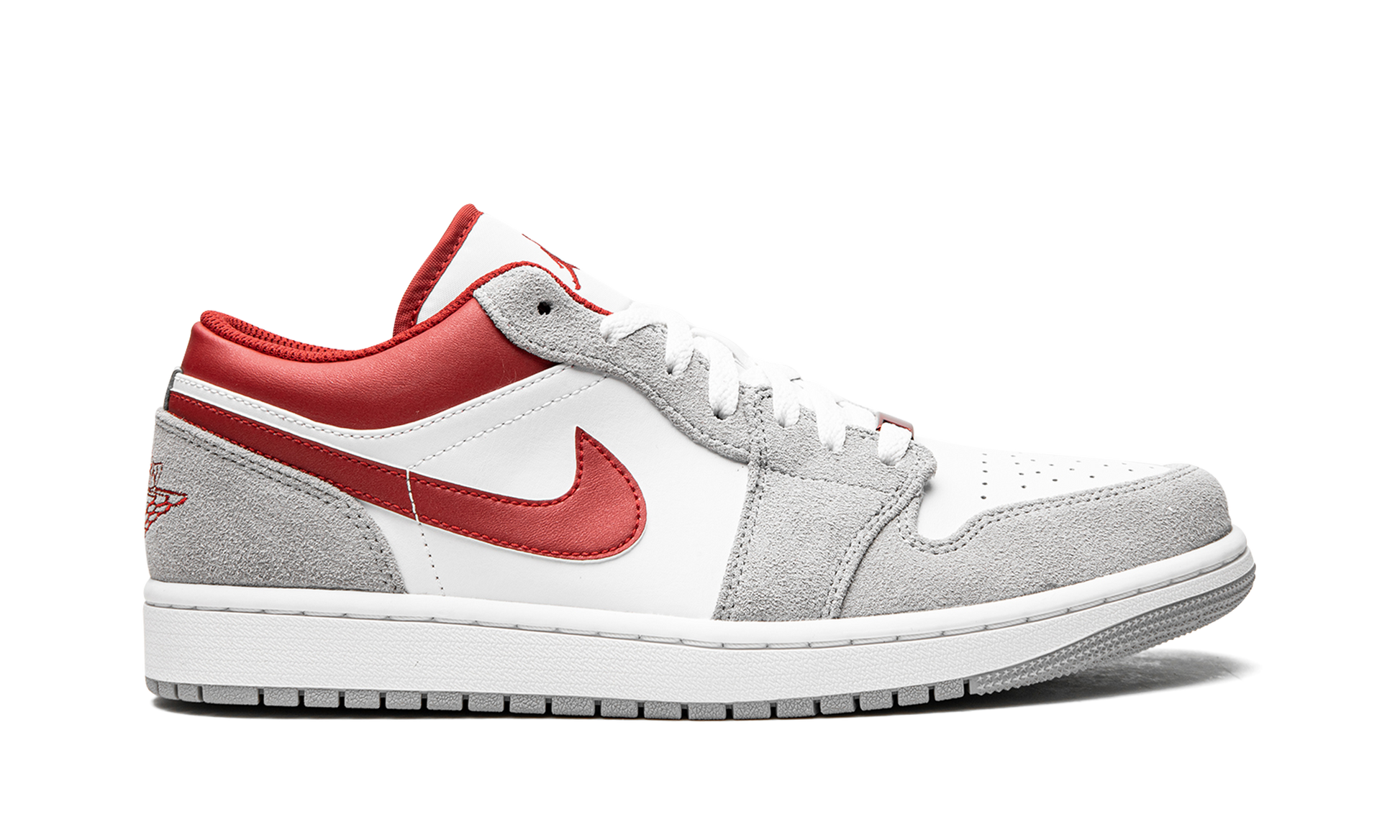 Air Jordan 1 Low Se "white / Grey / Red" - 6