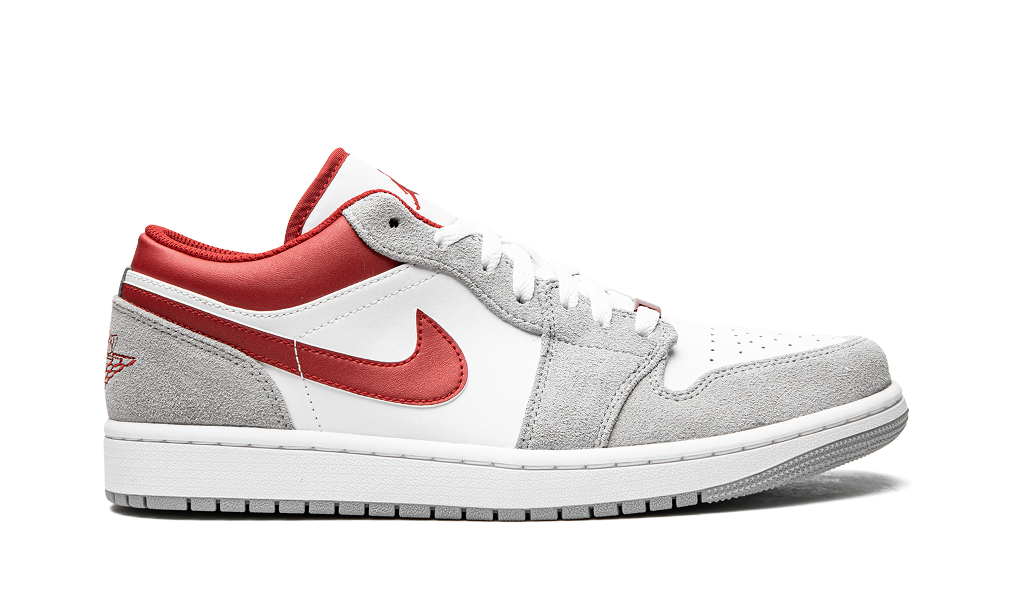 Air Jordan 1 Low Se "white / Grey / Red" - 6