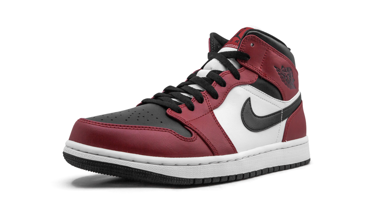 Air Jordan 1 Mid "chicago Black Toe" - 4