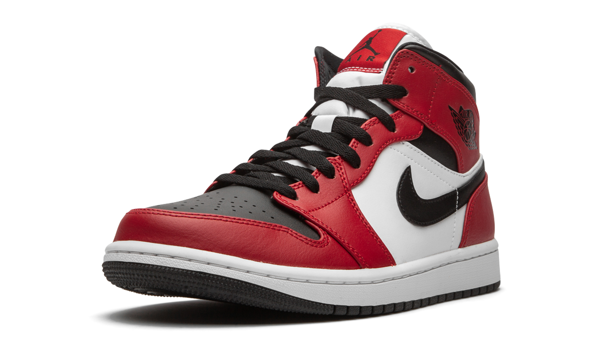 Air Jordan 1 Mid "chicago Black Toe" - 5