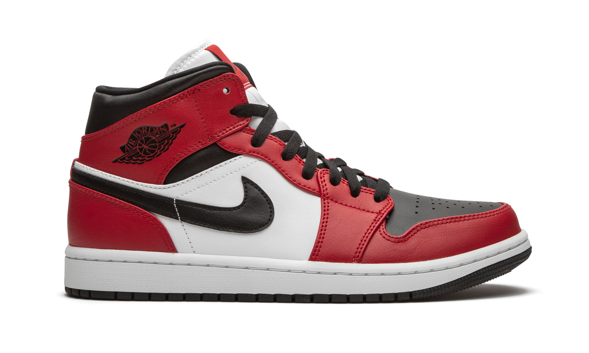 Air Jordan 1 Mid "chicago Black Toe" - 7