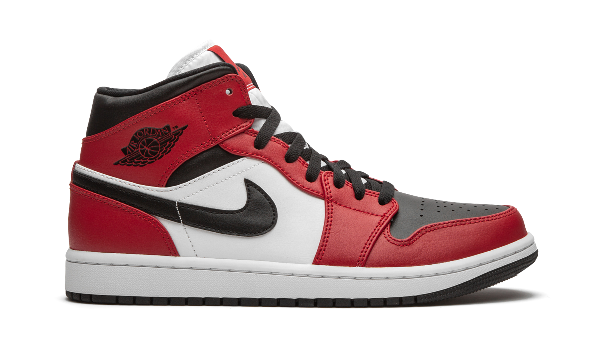 Air Jordan 1 Mid "chicago Black Toe" - 7