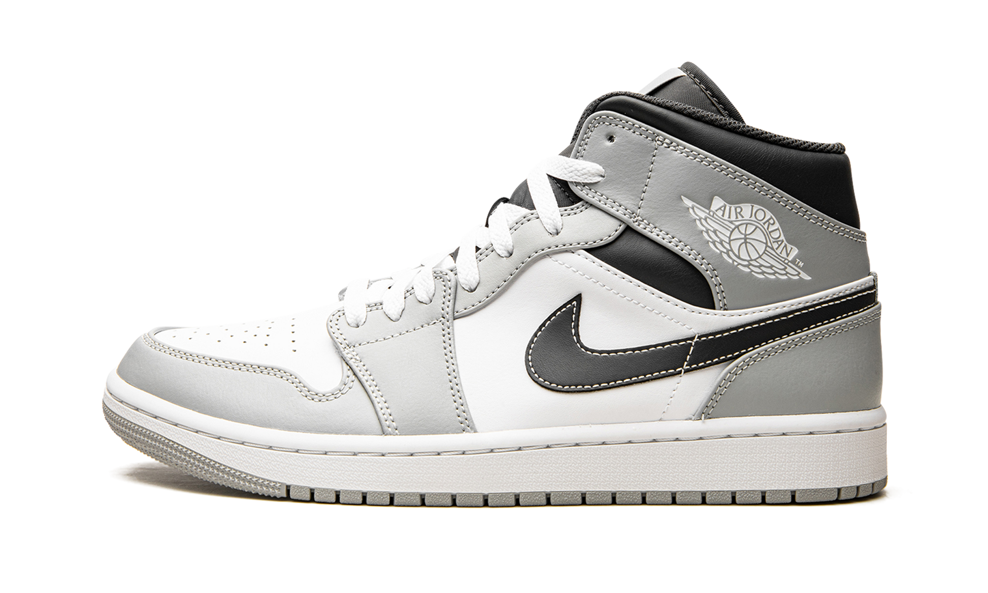 Air Jordan 1 Mid "light Smoke Grey 2.0" - 1