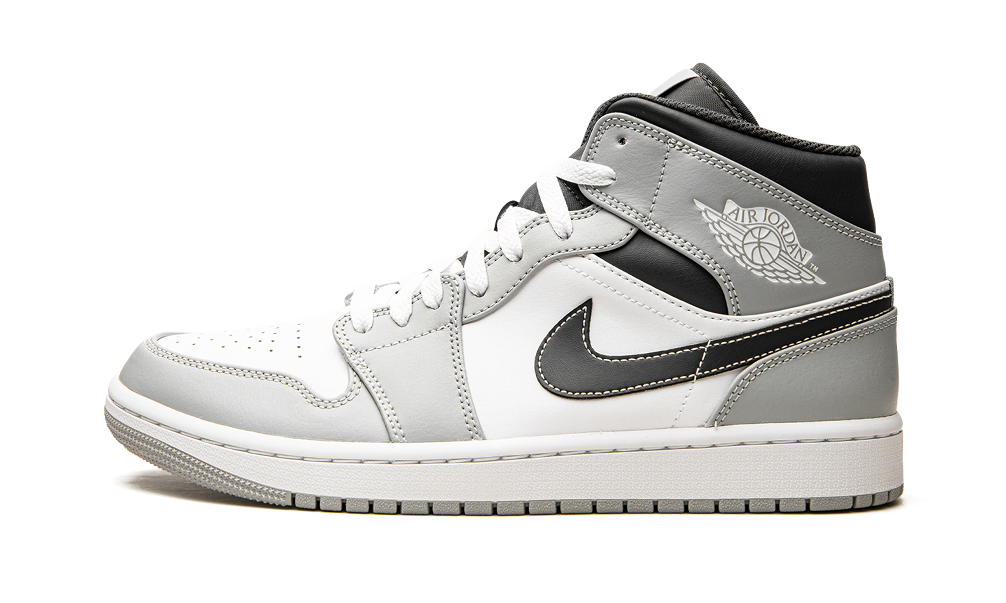 Air Jordan 1 Mid "light Smoke Grey 2.0" - 1