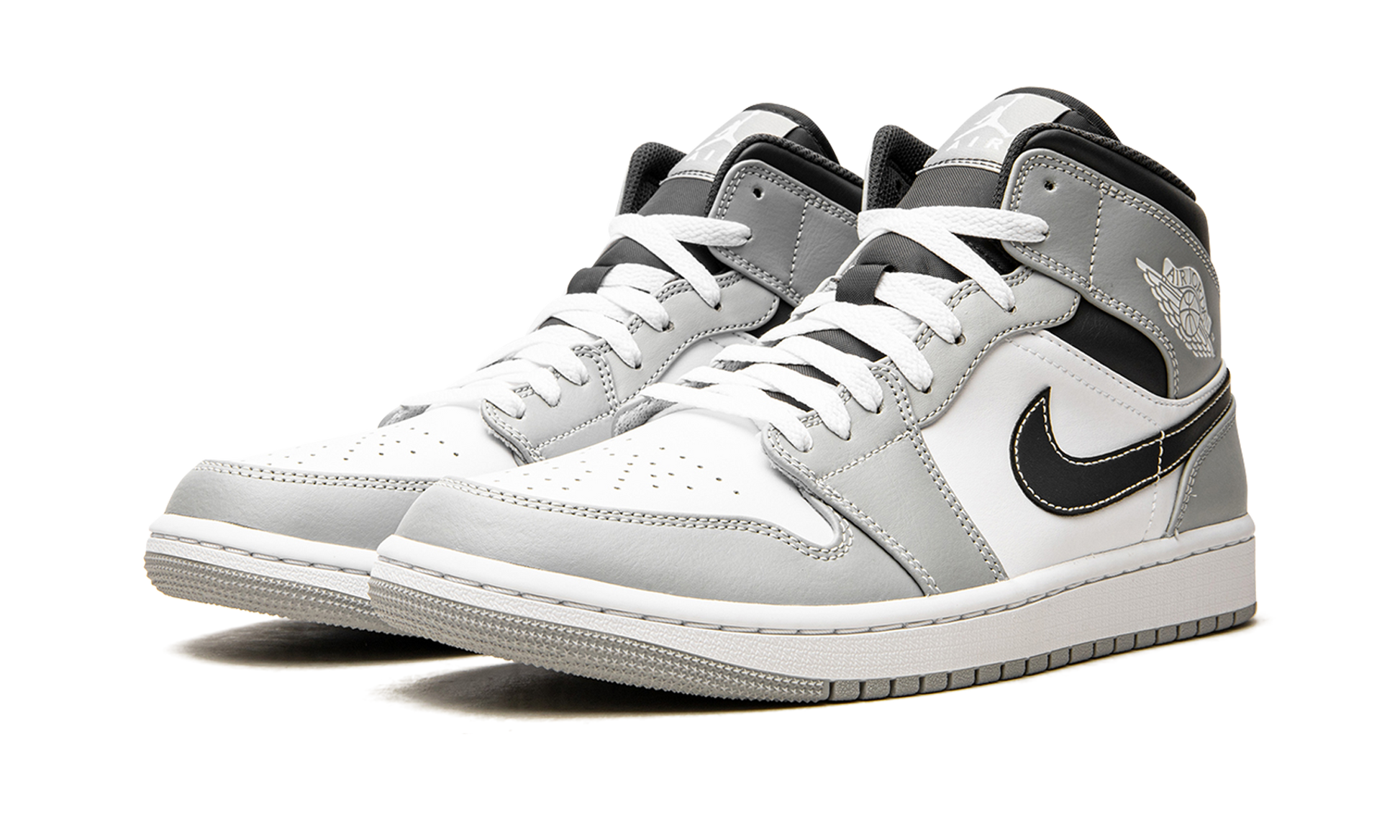 Air Jordan 1 Mid "light Smoke Grey 2.0" - 2