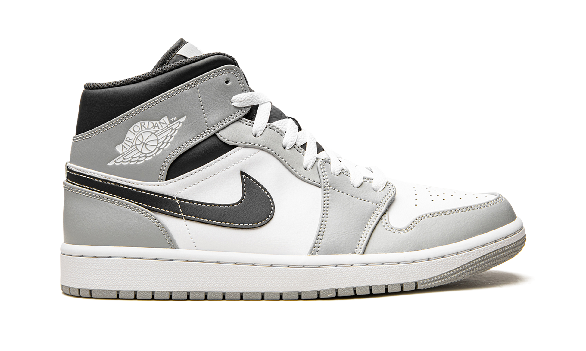 Air Jordan 1 Mid "light Smoke Grey 2.0" - 6
