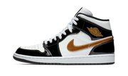 Air Jordan 1 Mid Se "black Gold Patent Leather" - 1