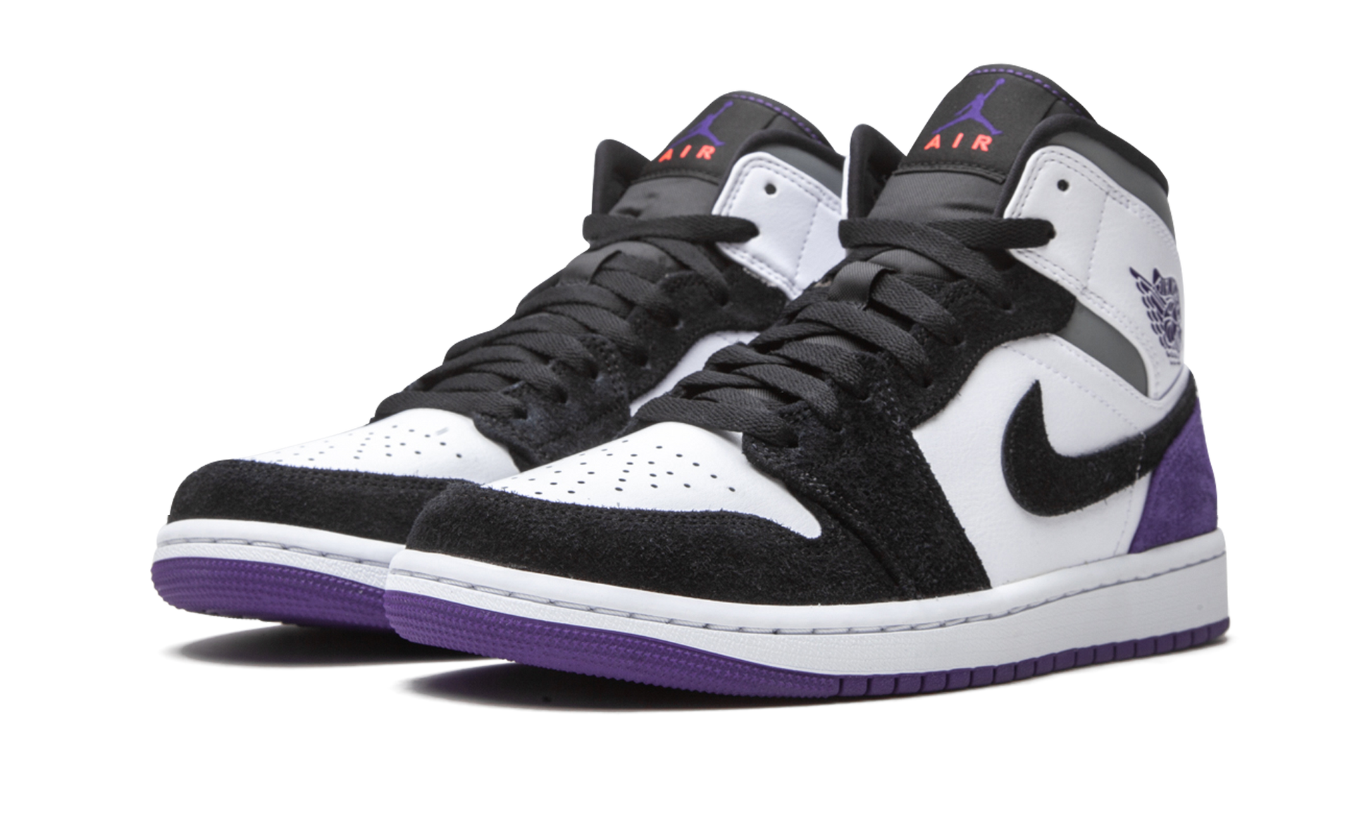Air Jordan 1 Mid Se "court Purple Suede" - 2