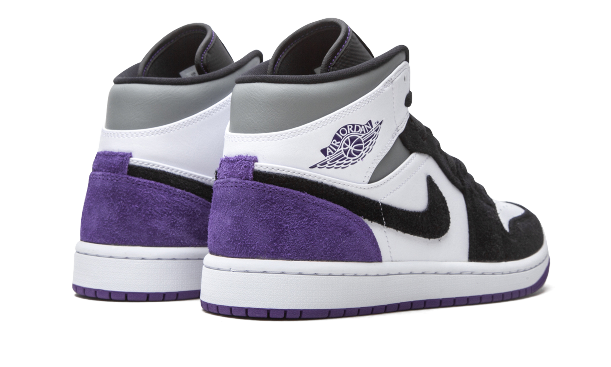 Air Jordan 1 Mid Se "court Purple Suede" - 3