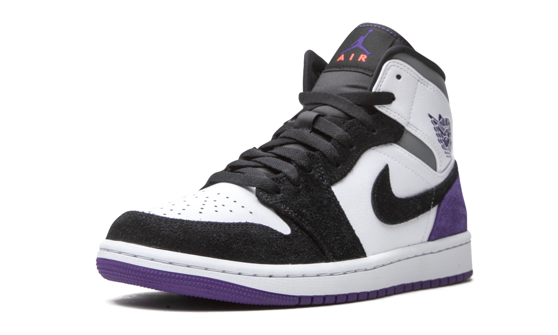 Air Jordan 1 Mid Se "court Purple Suede" - 4