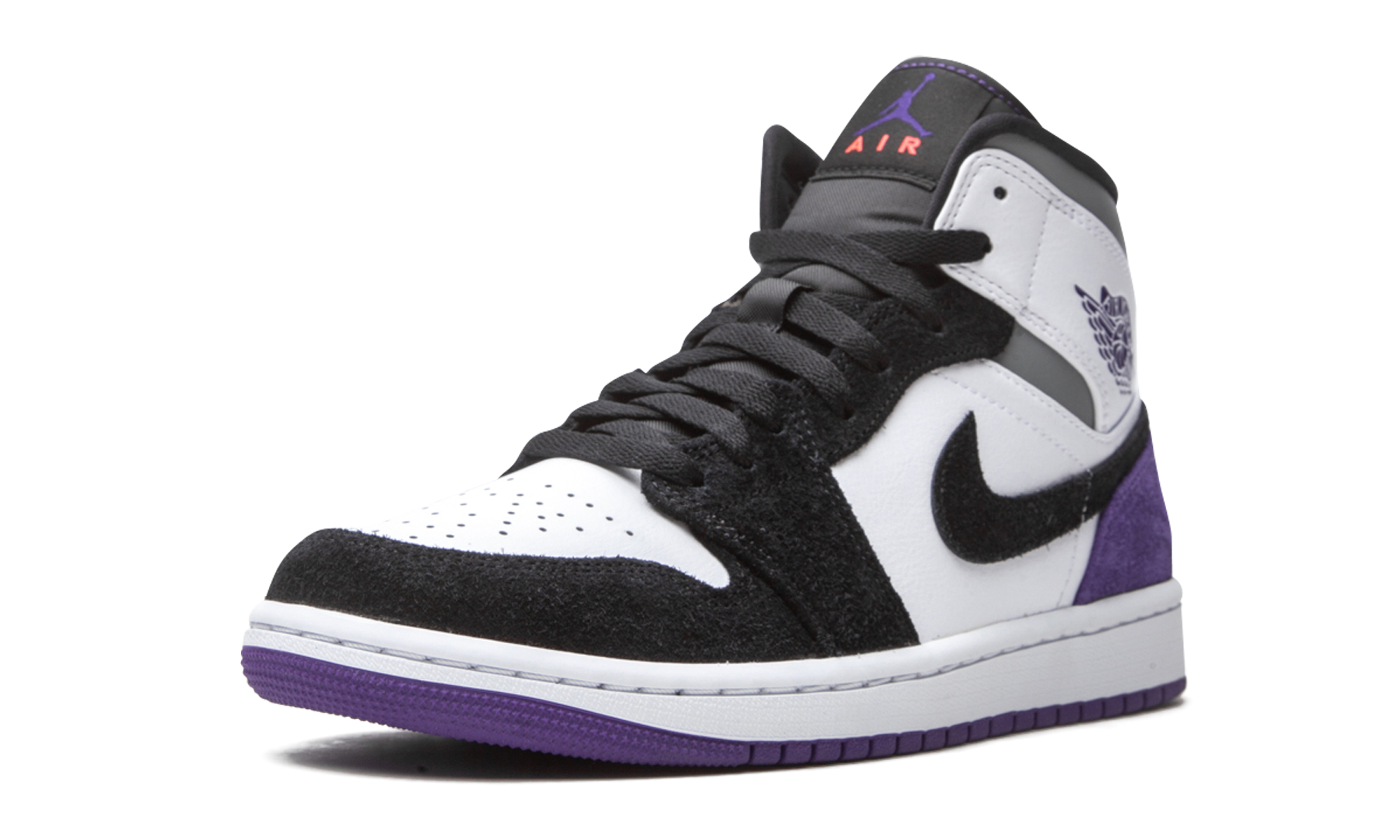 Air Jordan 1 Mid Se "court Purple Suede" - 4