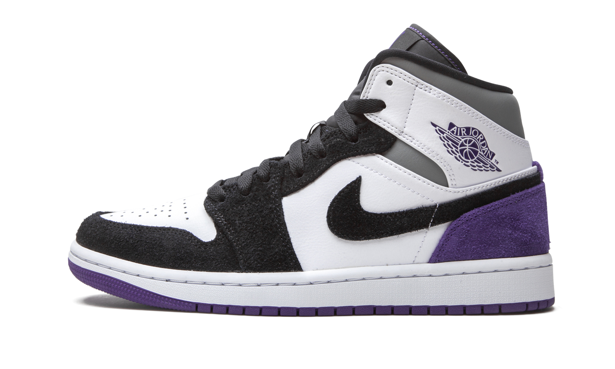 Air Jordan 1 Mid Se "court Purple Suede" - 8
