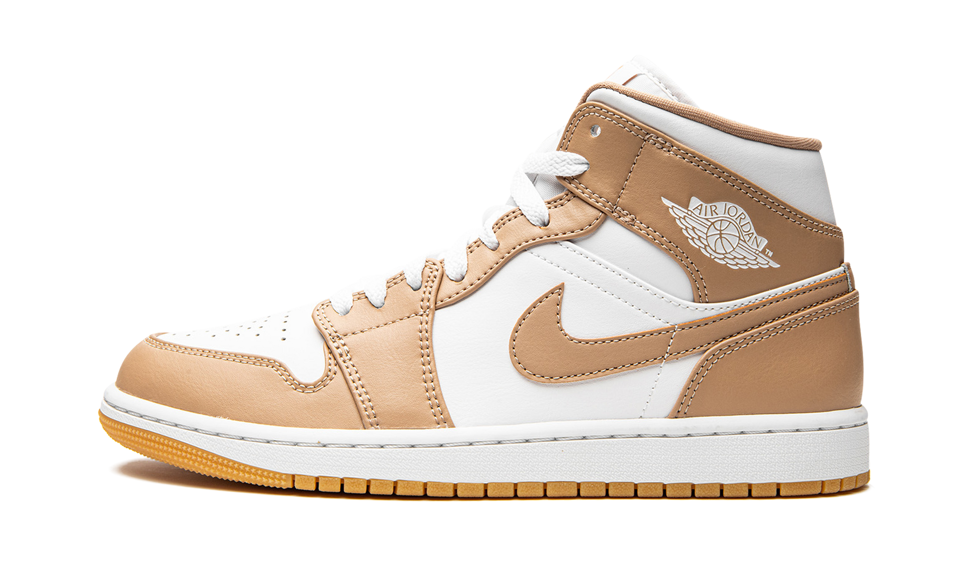 Air Jordan 1 Mid "tan / Gum" - 1