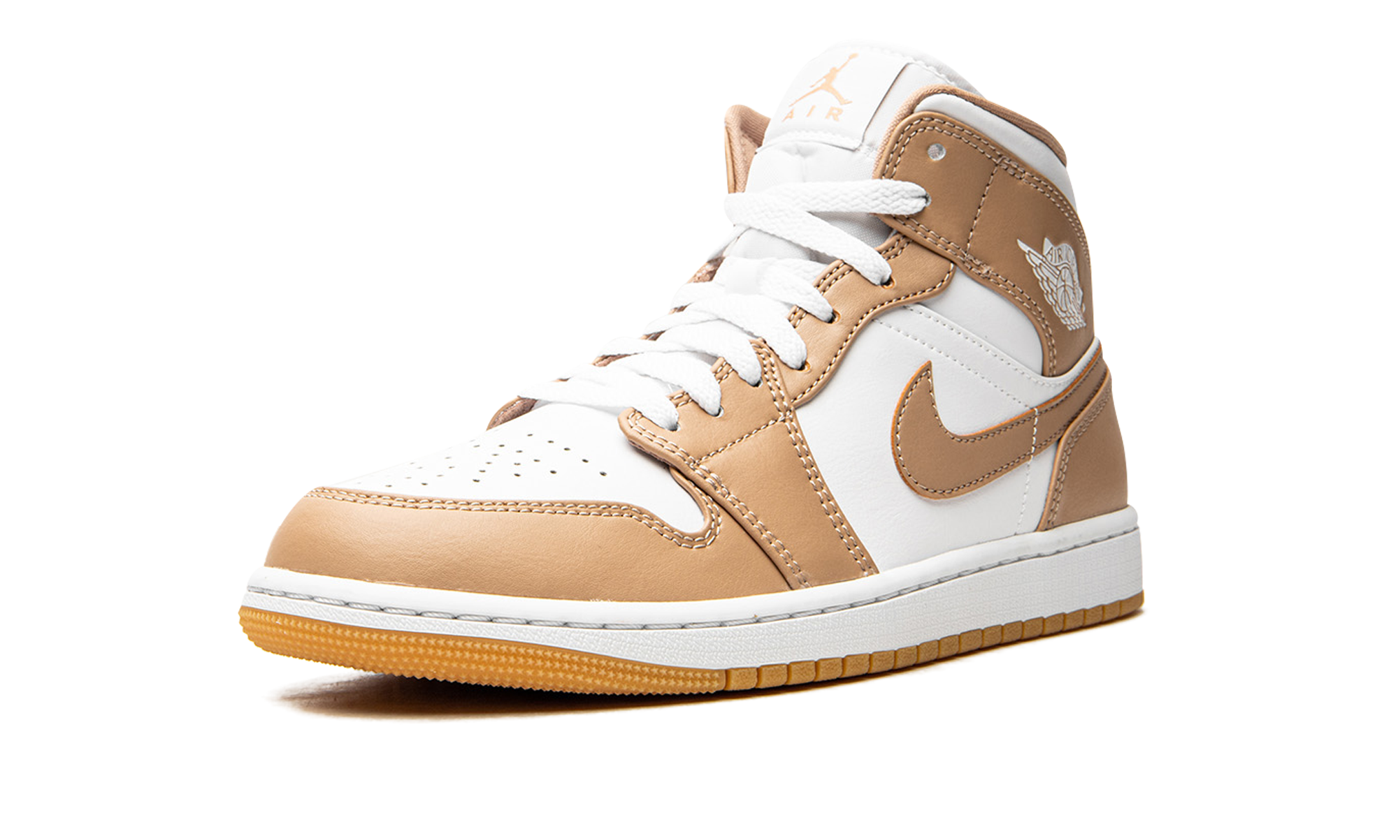 Air Jordan 1 Mid "tan / Gum" - 4