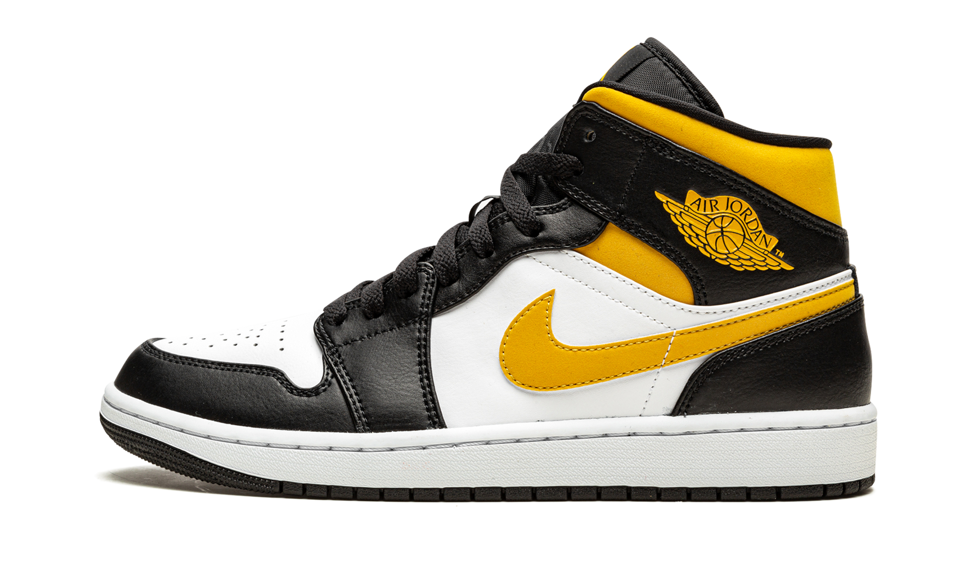Air Jordan 1 Mid "white / Pollen / Black" - 1