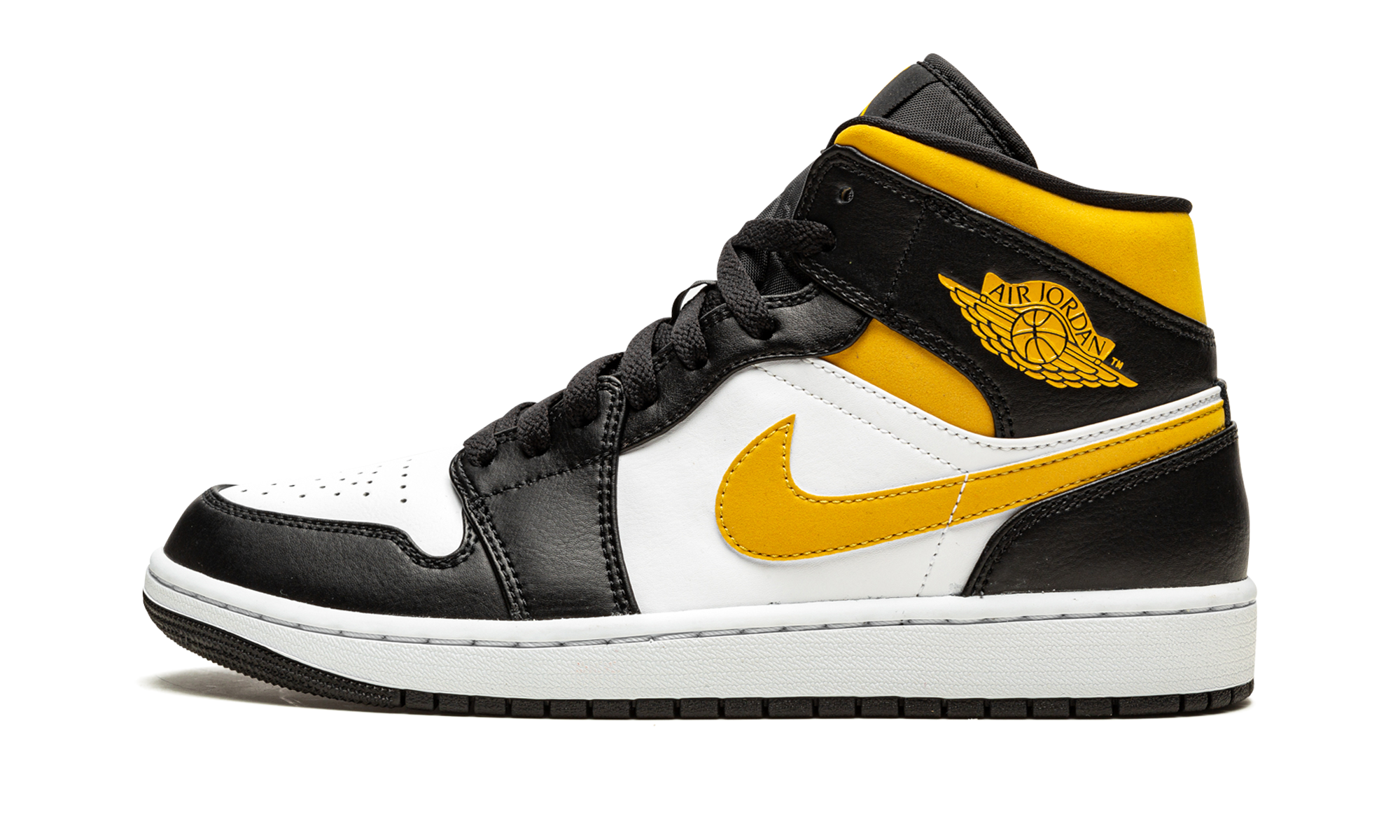 Air Jordan 1 Mid "white / Pollen / Black" - 1