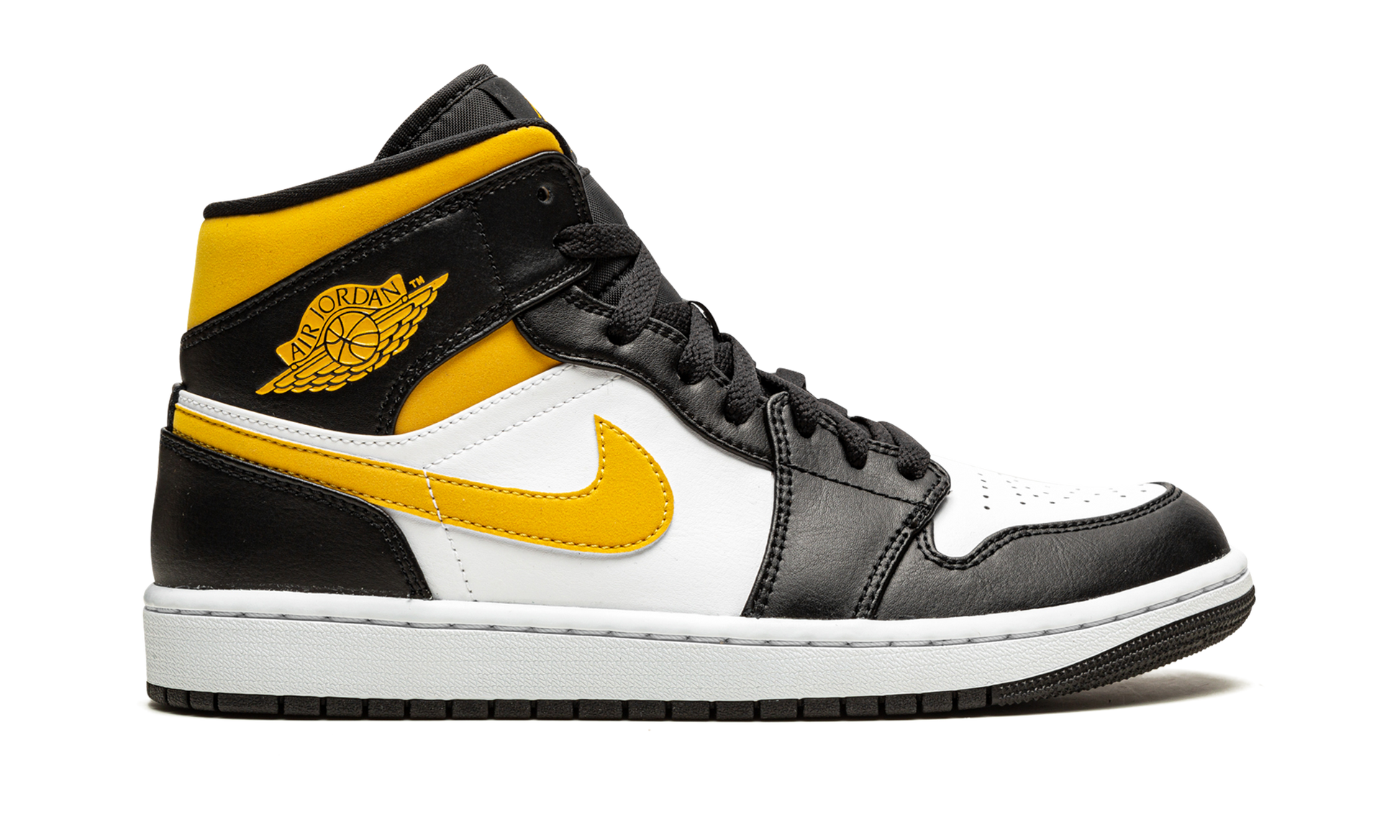 Air Jordan 1 Mid "white / Pollen / Black" - 6