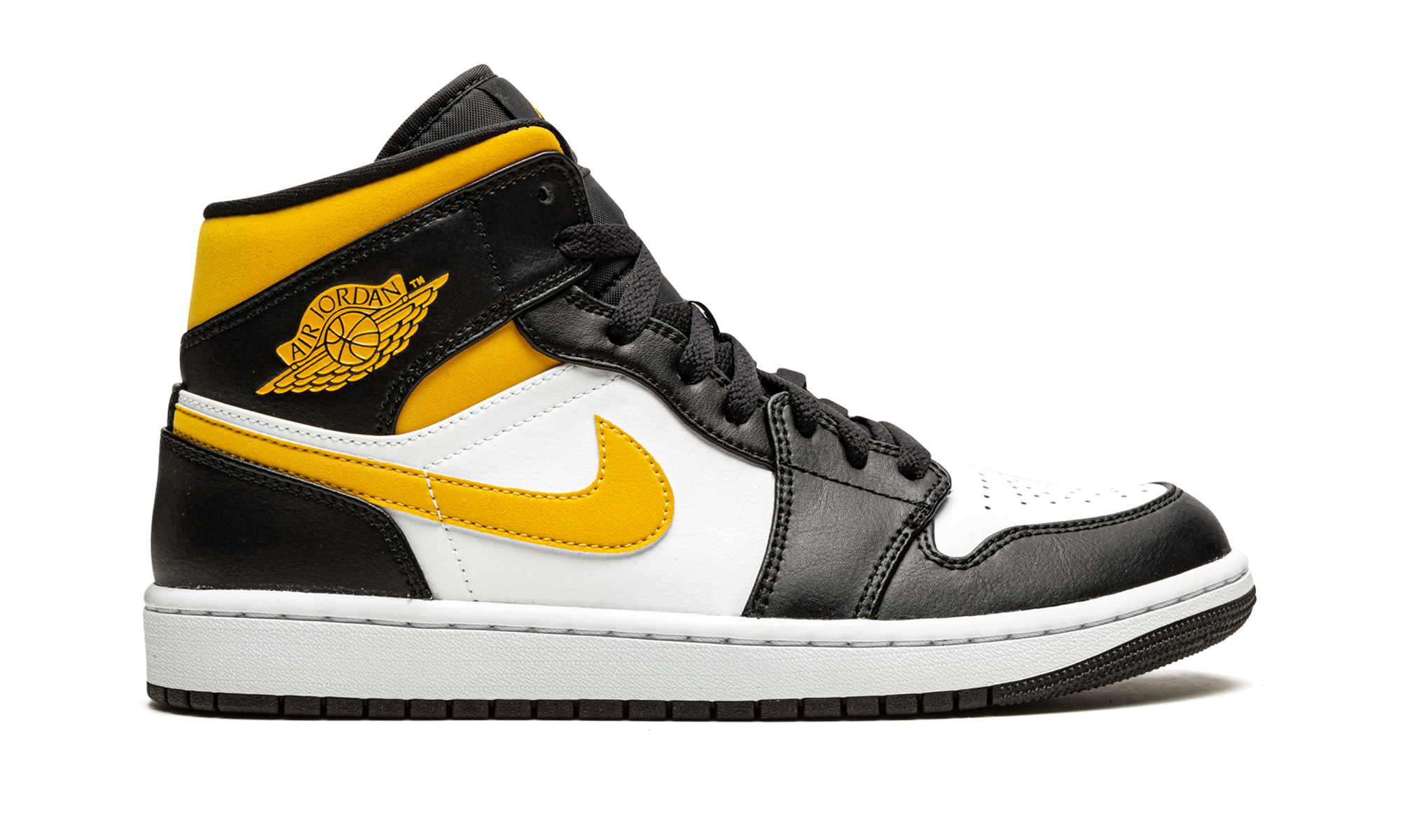 Air Jordan 1 Mid "white / Pollen / Black" - 6