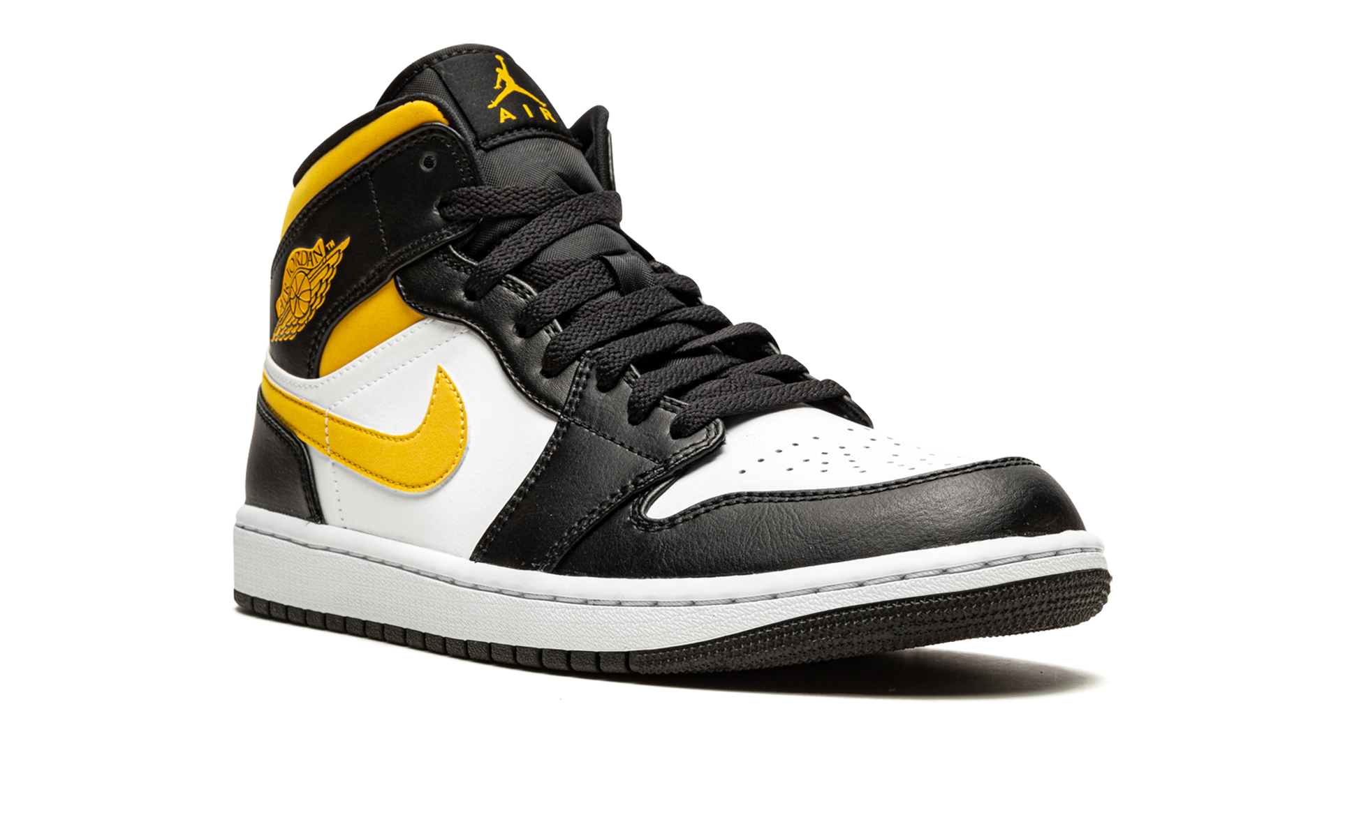 Air Jordan 1 Mid "white / Pollen / Black" - 7