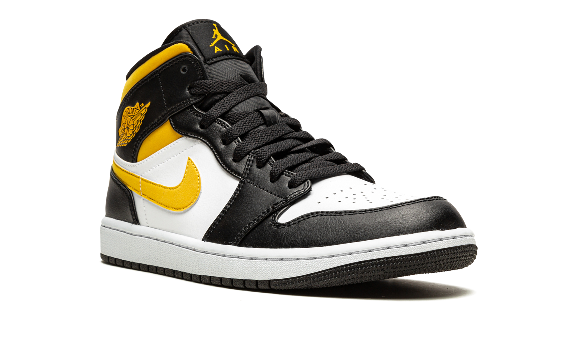 Air Jordan 1 Mid "white / Pollen / Black" - 7