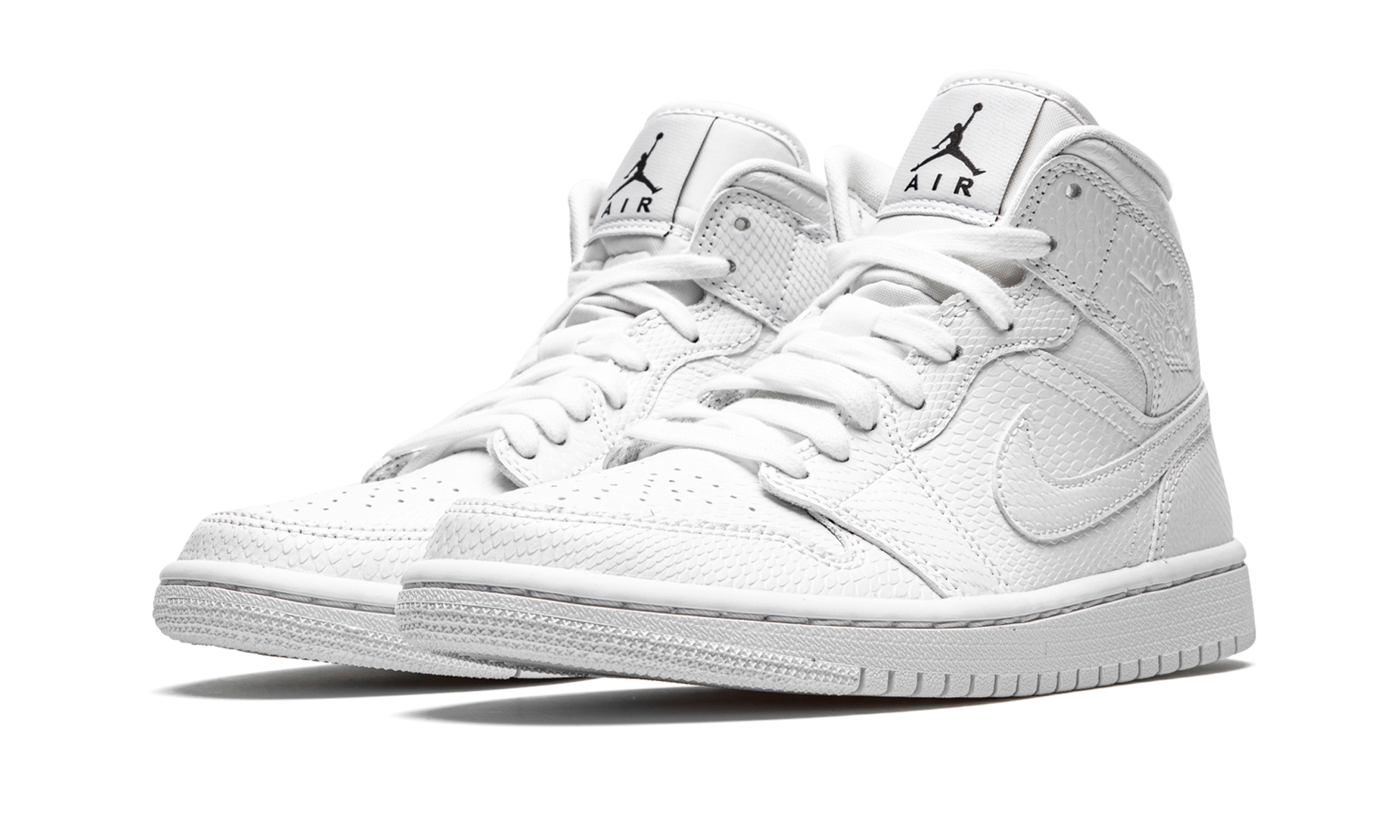 Air Jordan 1 Mid Wmns "white Snakeskin" - 2
