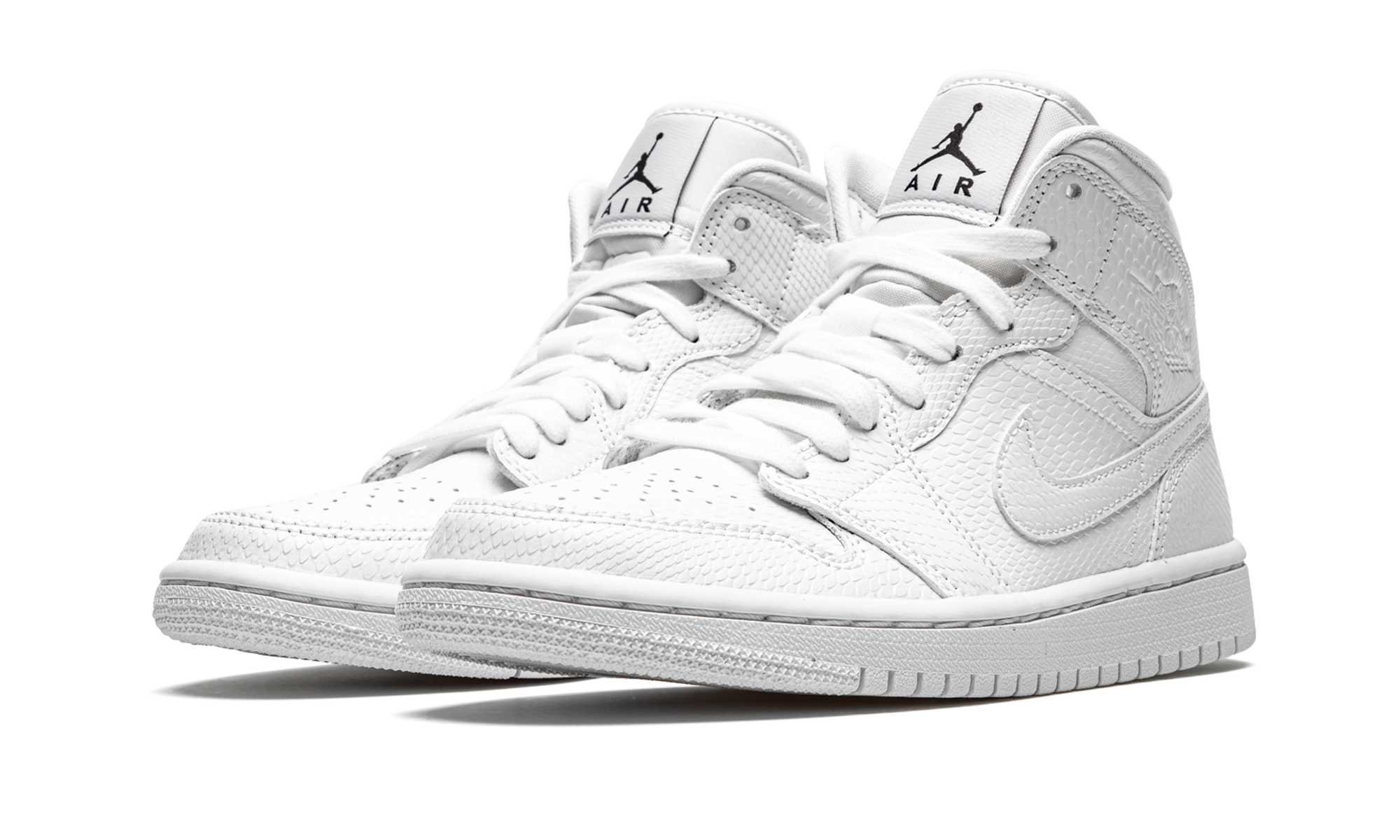 Air Jordan 1 Mid Wmns "white Snakeskin" - 2