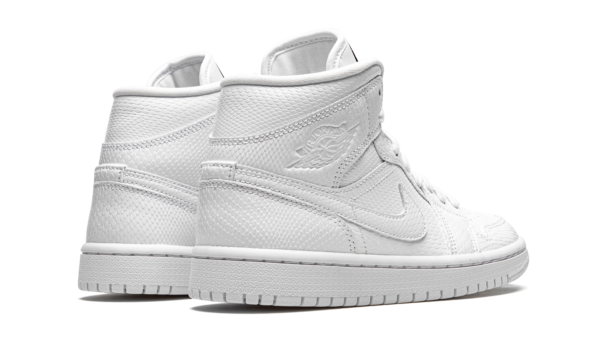 Air Jordan 1 Mid Wmns "white Snakeskin" - 3