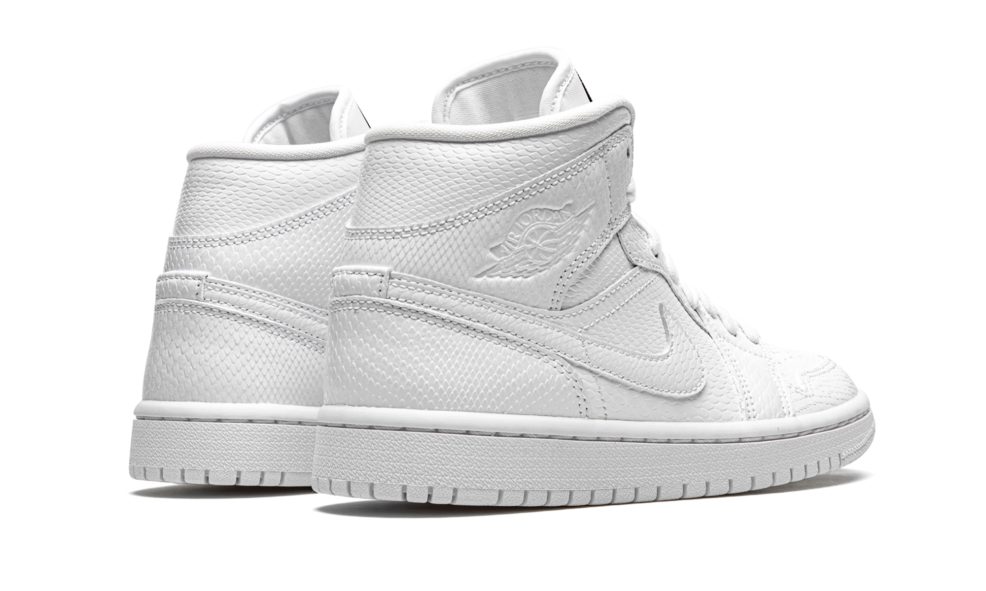 Air Jordan 1 Mid Wmns "white Snakeskin" - 3