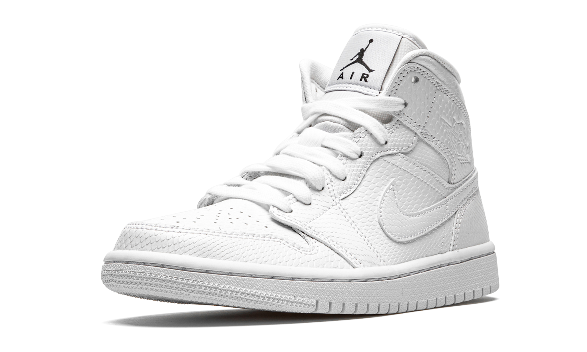Air Jordan 1 Mid Wmns "white Snakeskin" - 4