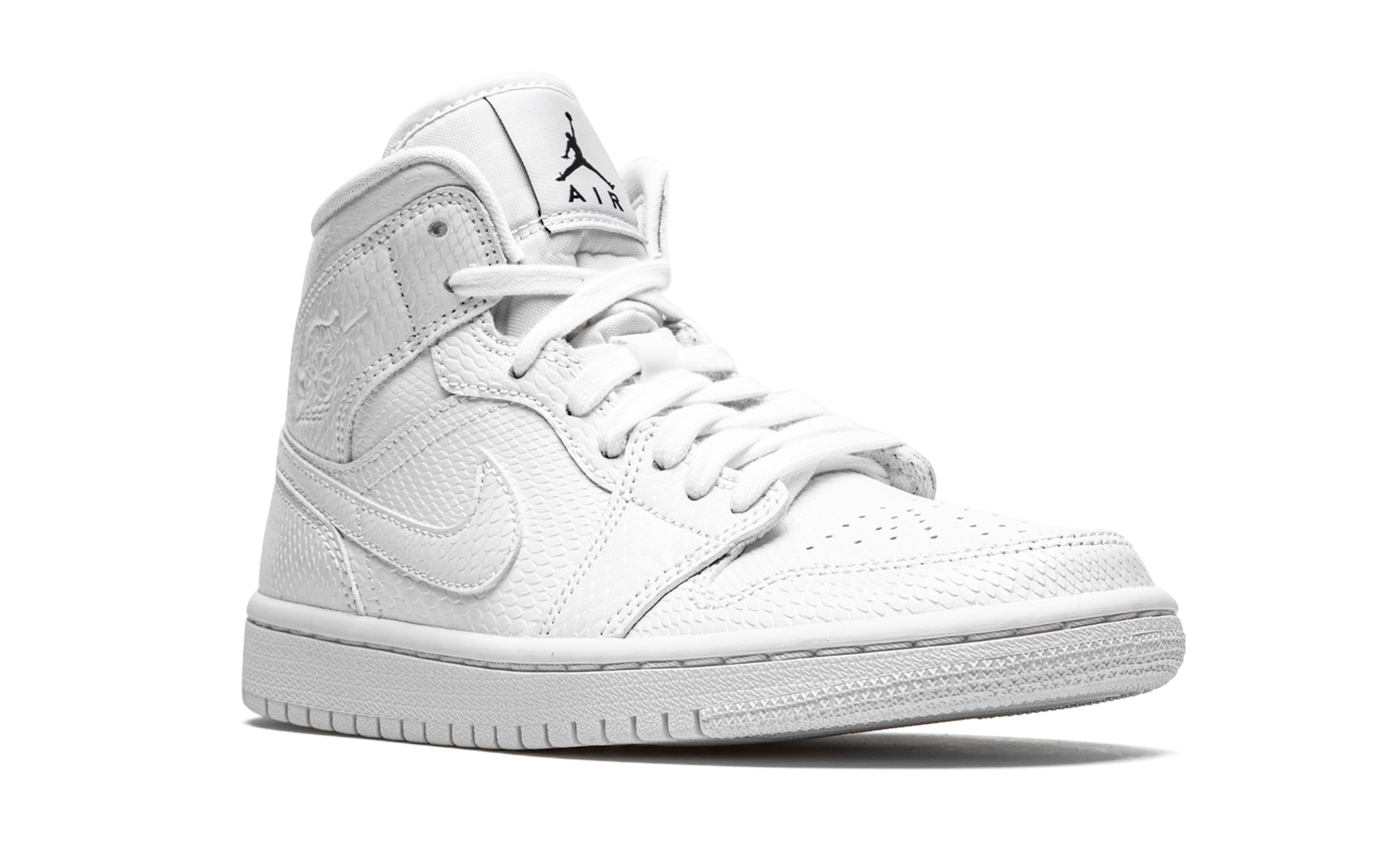 Air Jordan 1 Mid Wmns "white Snakeskin" - 7