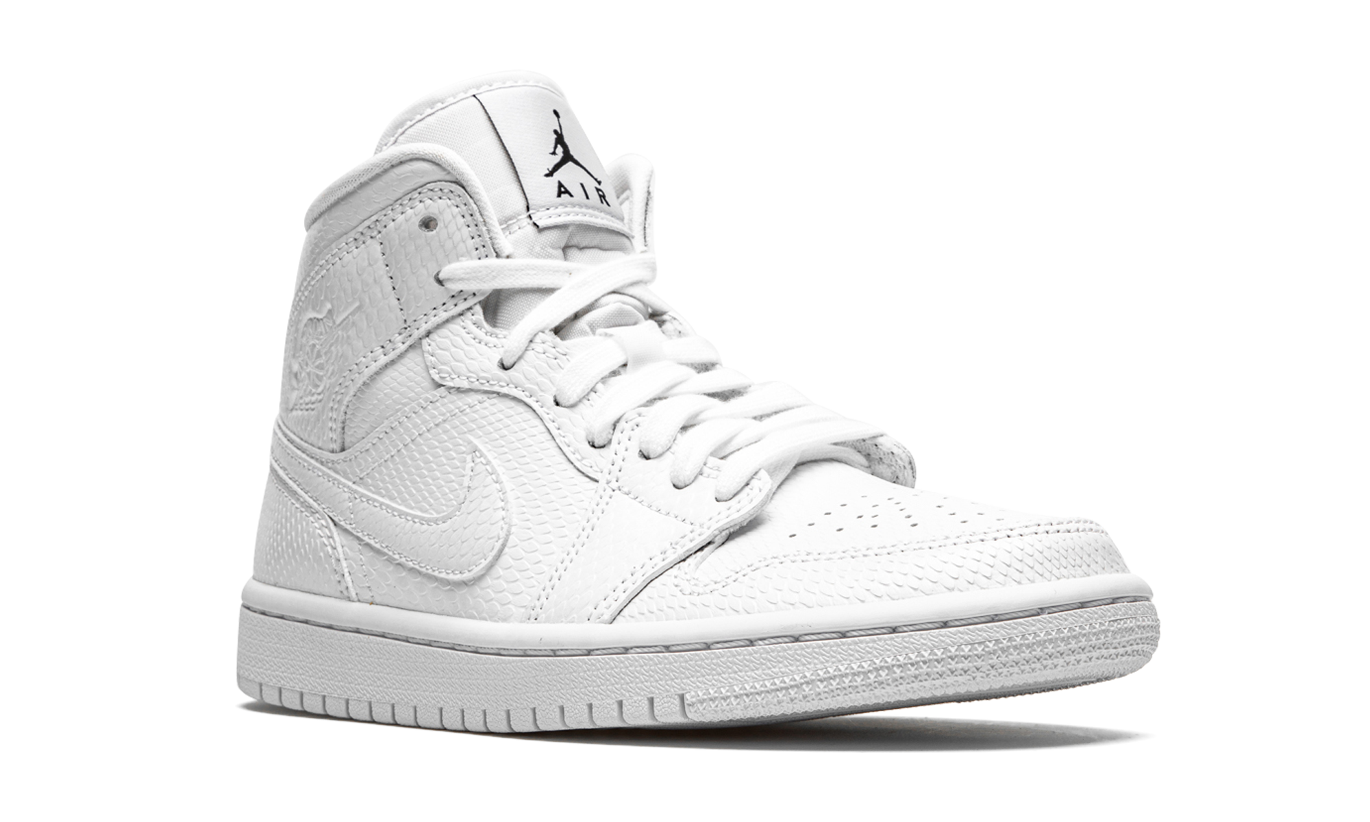 Air Jordan 1 Mid Wmns "white Snakeskin" - 7