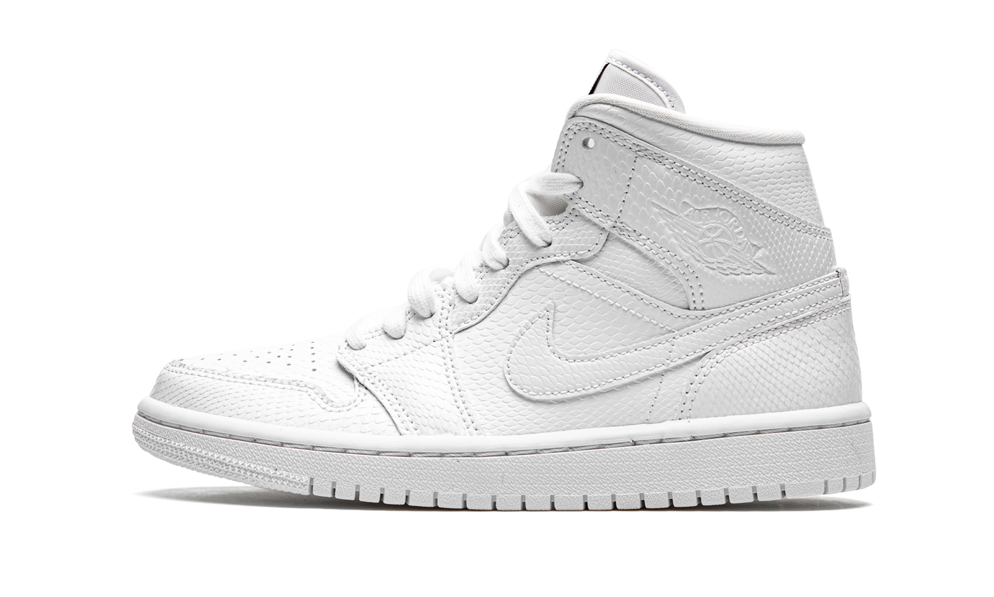 Air Jordan 1 Mid Wmns "white Snakeskin" - 8