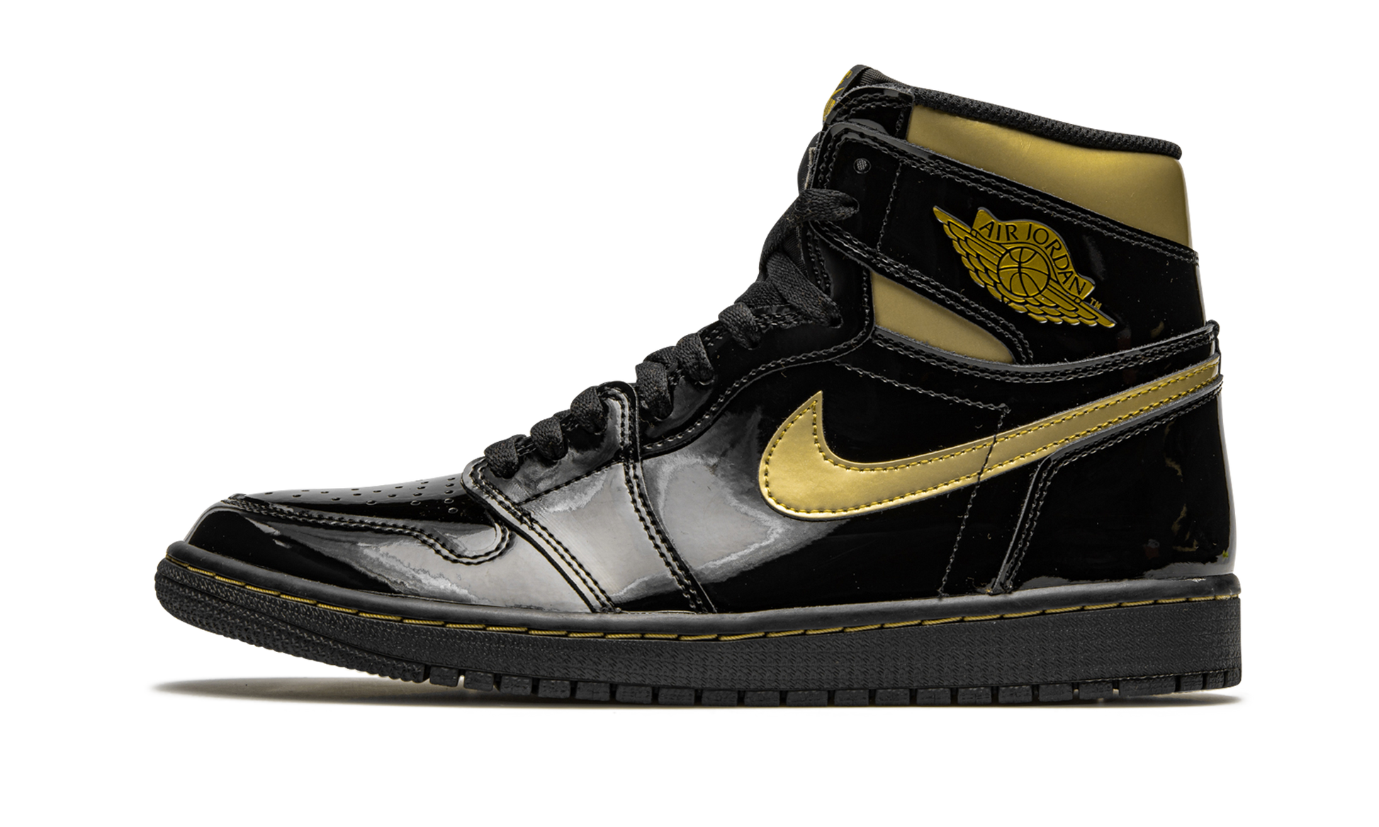Air Jordan 1 Retro High Og "black Metallic Gold" - 1