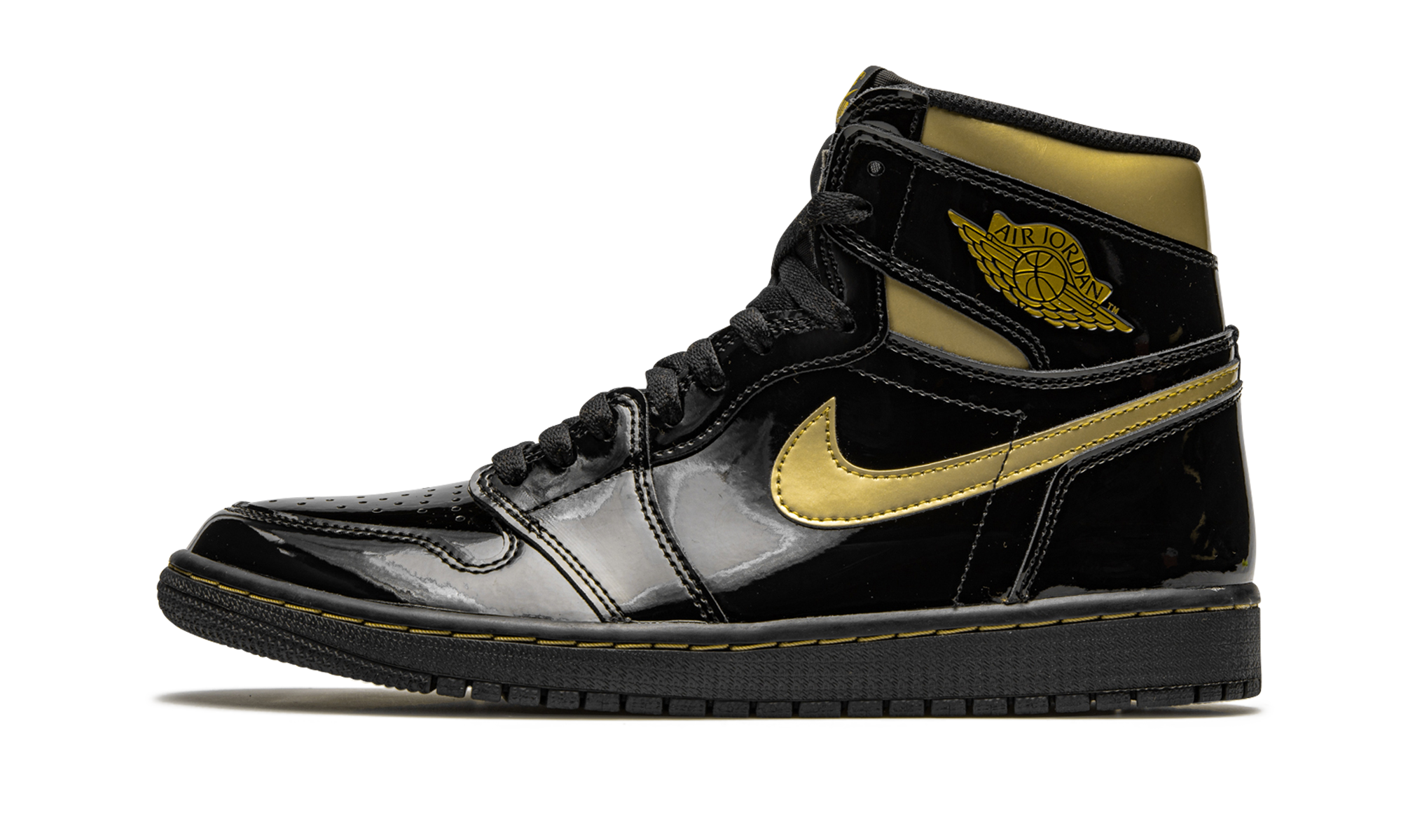 Air Jordan 1 Retro High Og "black Metallic Gold" - 1