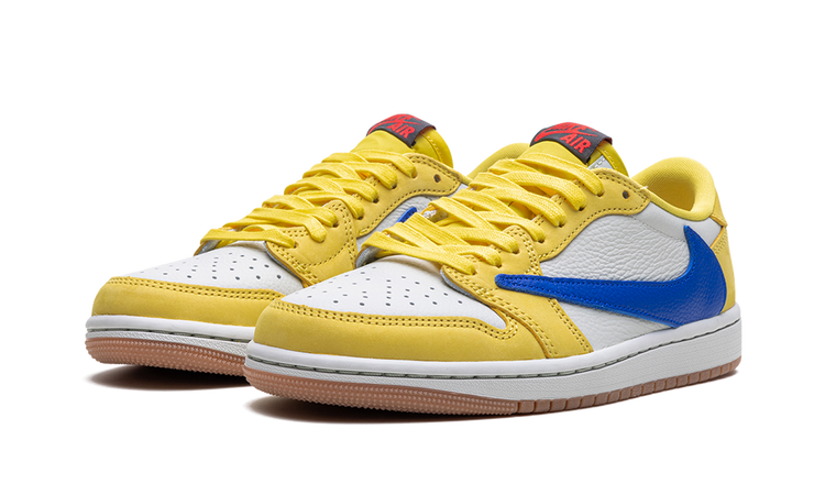 Air Jordan 1 Retro Low OG WMNS "TRAVIS SCOTT - CANARY" DZ4137 700