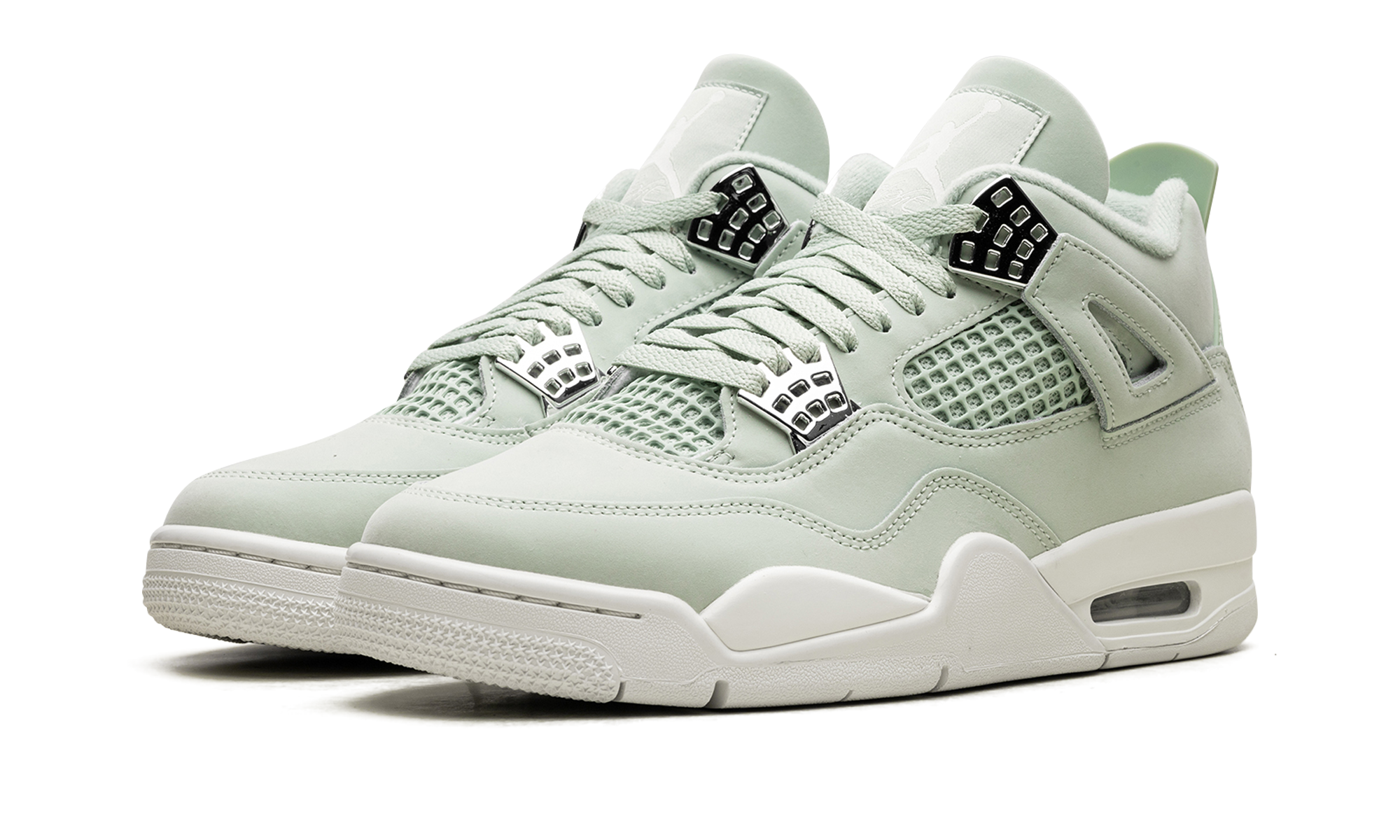Air Jordan 4 WMNS "Abundance" Seafoam Sail HV0823 003