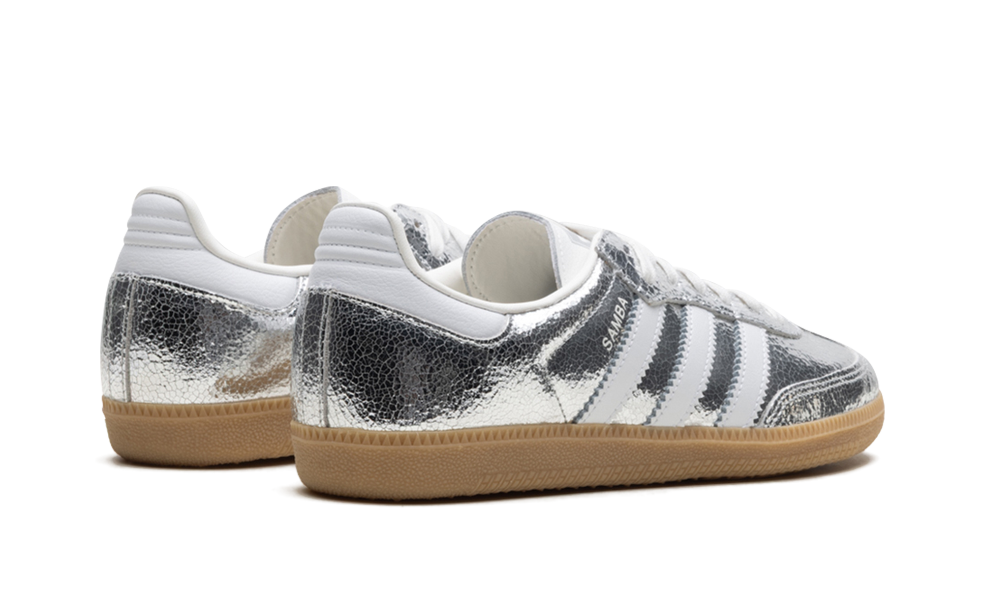 Samba Og Wmns "silver Metallic Cracked Leather" - 3