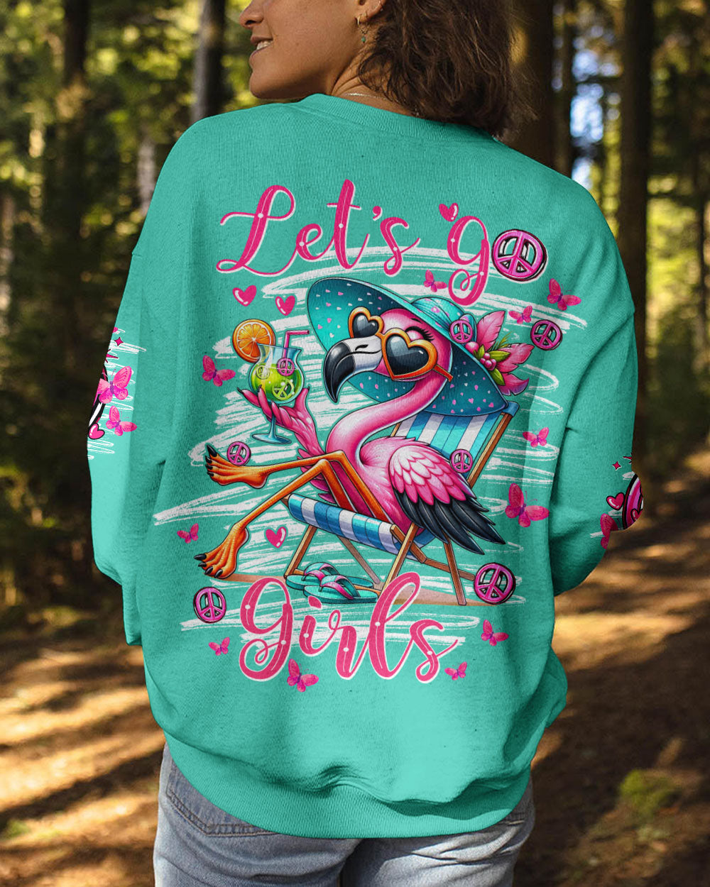 Hippie Art Zone - Let&#39;S Go Girls Flamingo  - Ty1304243 For Hippie