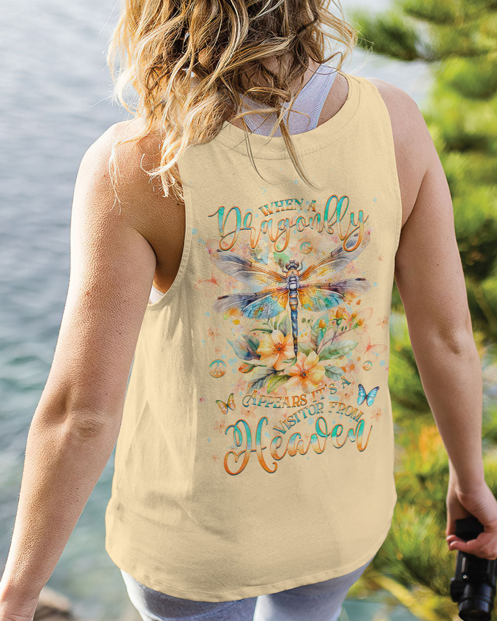 Hippie Art Zone - When A Dragonfly Appears It'S A Visitor From Heaven For Hippie