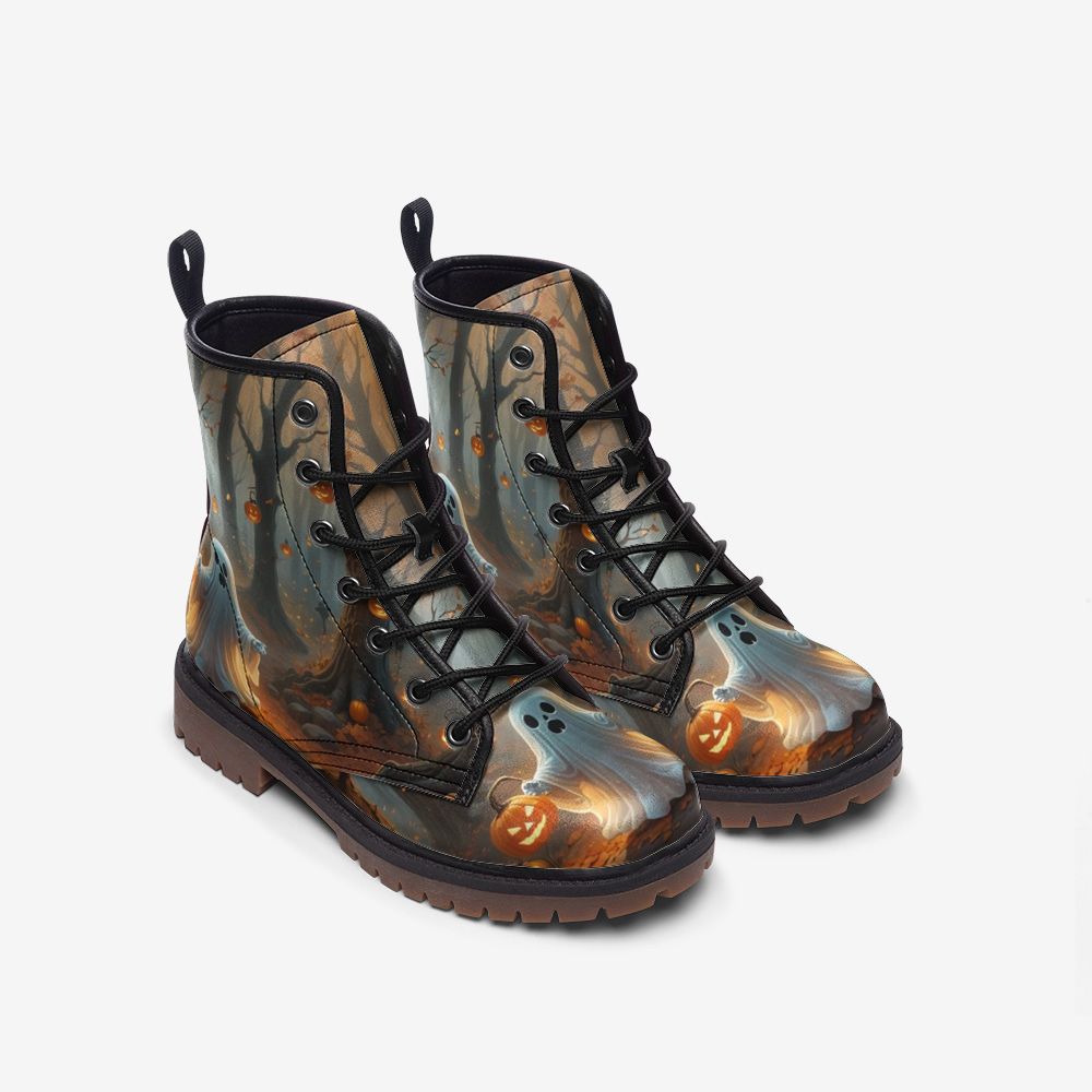 Hippie Art Zone - Vegan Leather Boots For Hippie Halloween