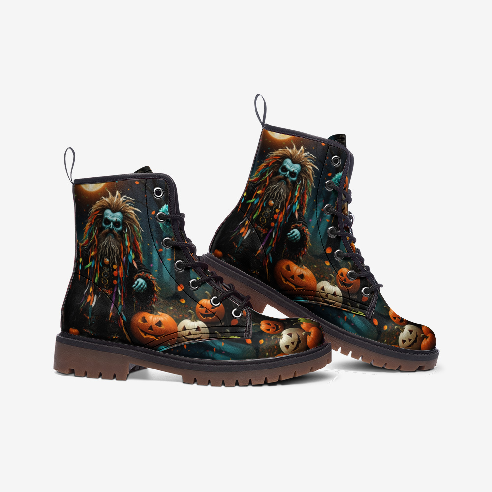 Hippie Art Zone - Dwarf Leather Boots For Hippie Halloween