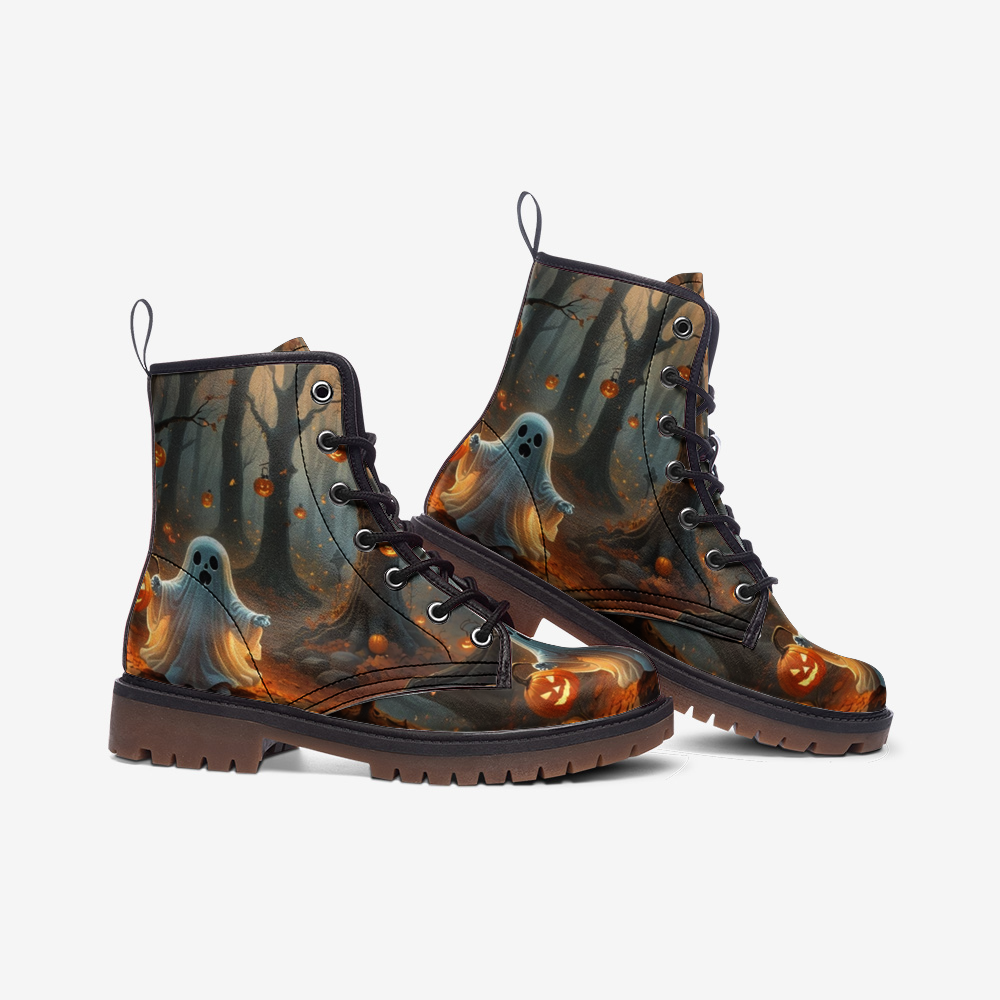 Hippie Art Zone - Vegan Leather Boots For Hippie Halloween