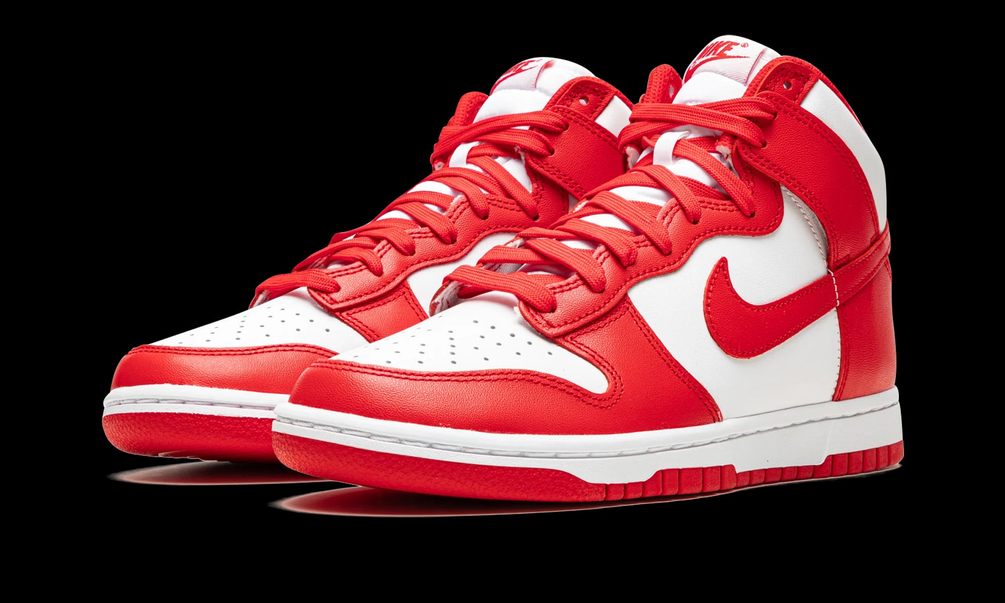Dunk High "White / University Red"