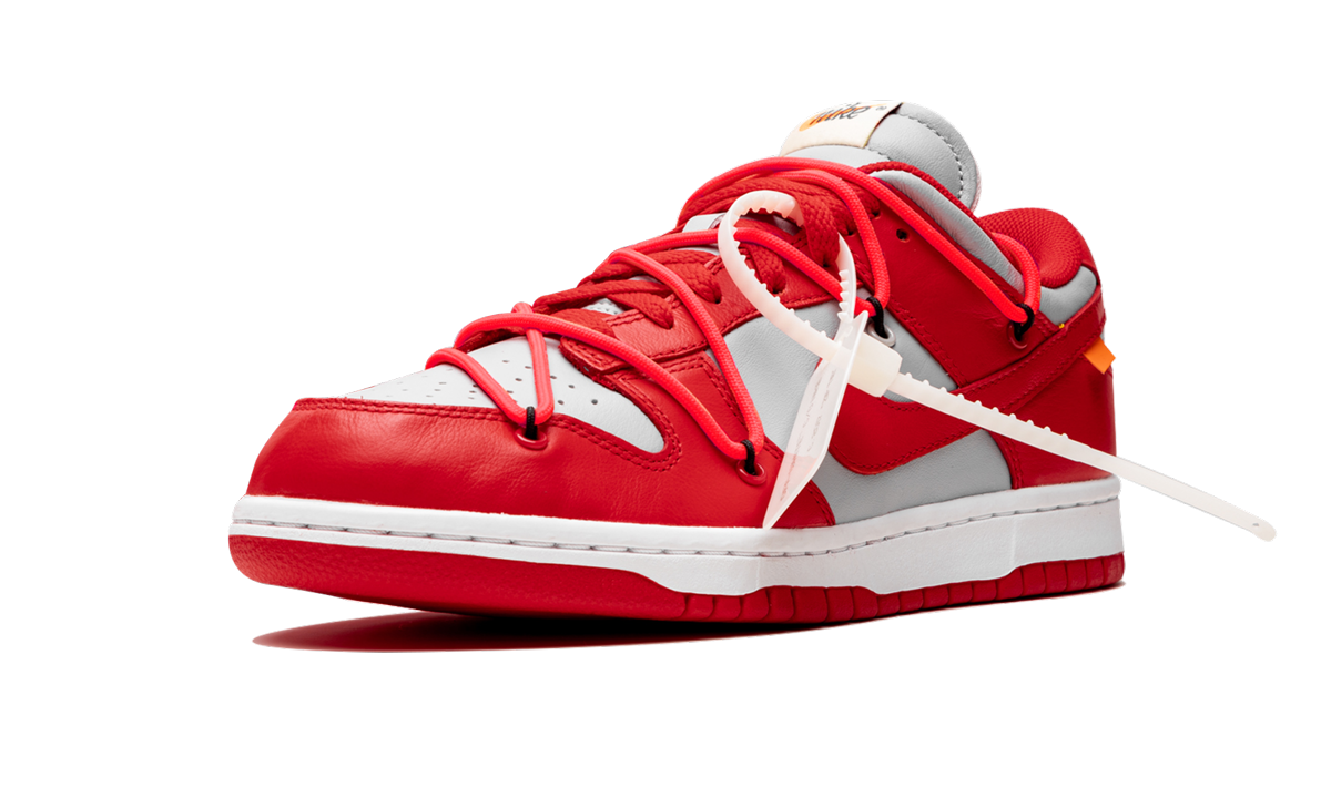 Dunk Low "off-white - University Red" - 4