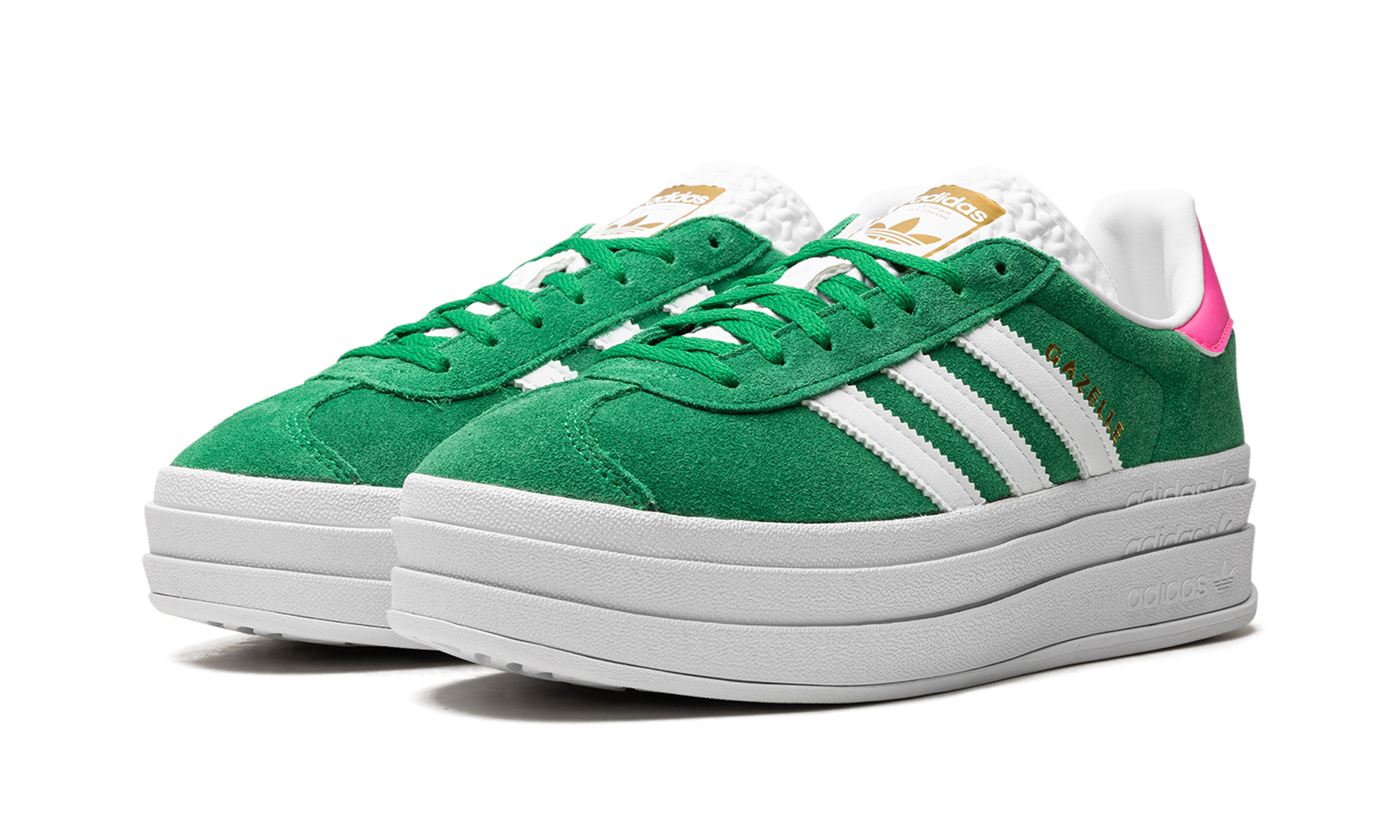 Gazelle Bold Wmns "green Lucid Pink" - 2